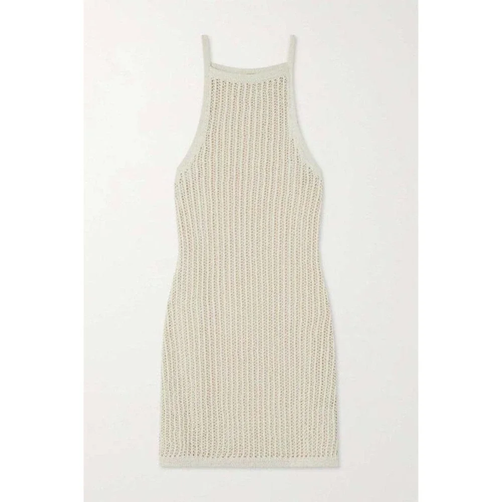 NEW Cult Gaia Yara Crochet Dress Sz M Off White - Picture 15 of 15